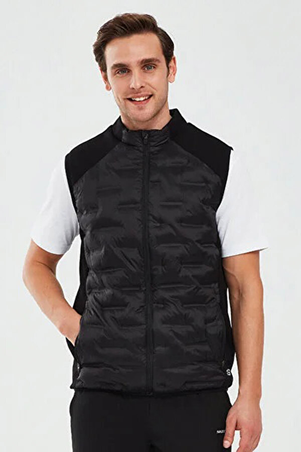 Skechers M Quilted Vest Siyah Erkek Yelek