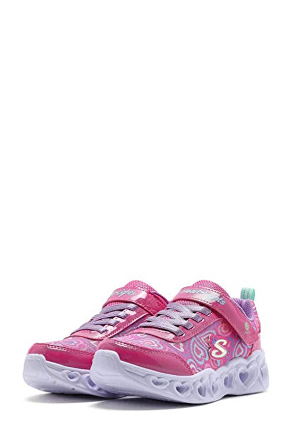 Skechers HEART LIGHTS Pembe Kız Çocuk Koşu Ayakkabısı