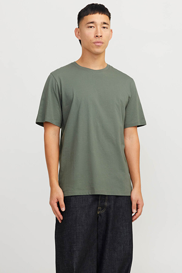 Jack & Jones JJEORGANIC BASIC TEE SS O Yeşil Erkek Kısa Kol T-Shirt