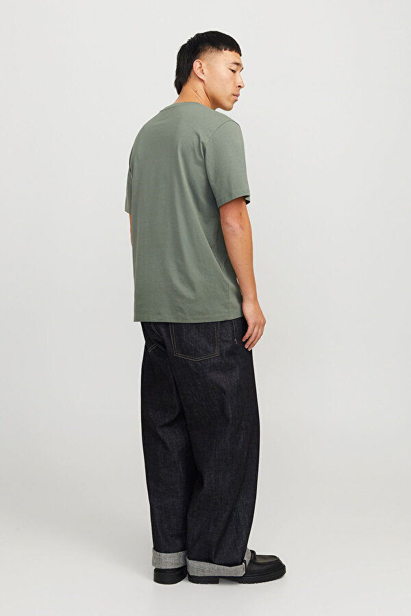 Jack & Jones JJEORGANIC BASIC TEE SS O Yeşil Erkek Kısa Kol T-Shirt