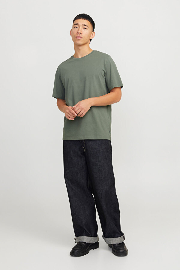 Jack & Jones JJEORGANIC BASIC TEE SS O Yeşil Erkek Kısa Kol T-Shirt