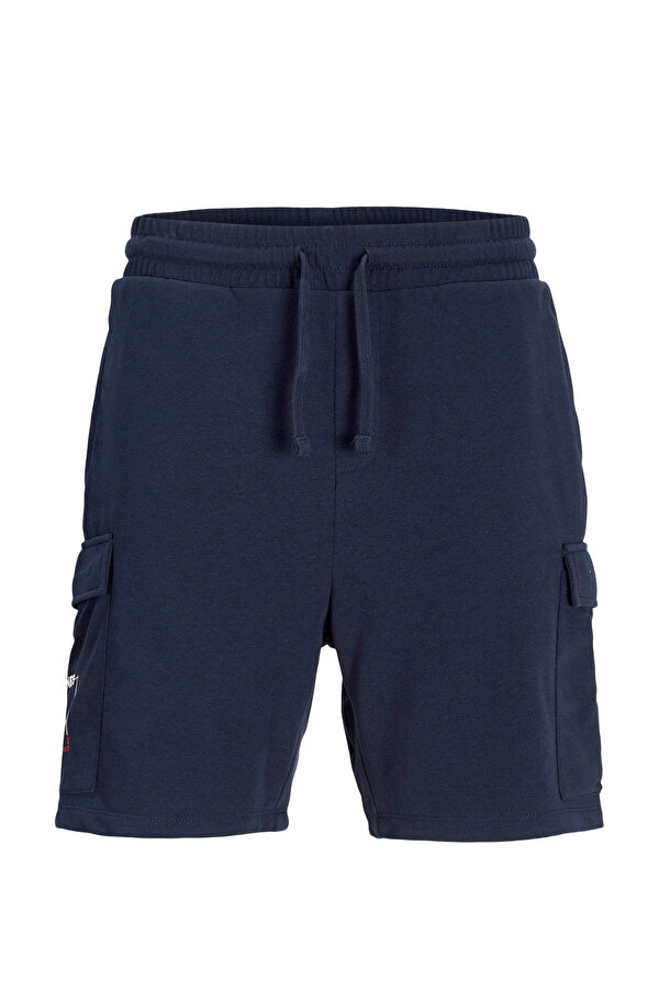 Jack & Jones JPSTKANE SCRIPT SWEAT Lacivert Erkek Şort