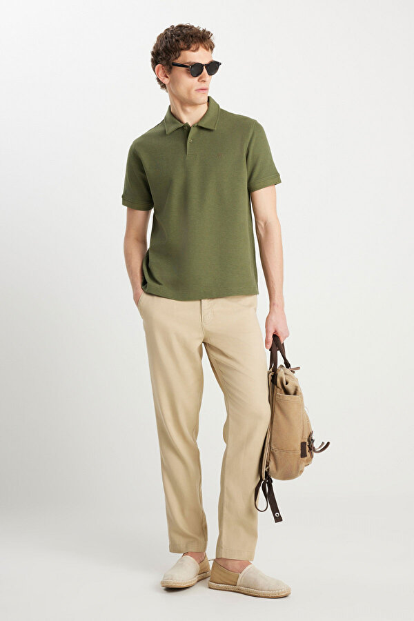 Wrangler Erkek Regular Fit Polo Yeşil Erkek Kısa Kol T-Shirt