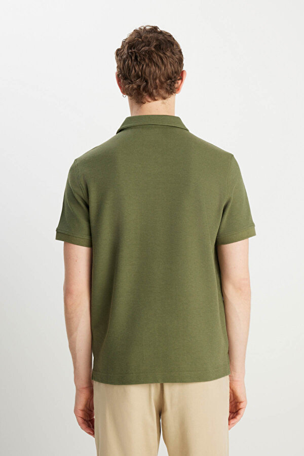 Wrangler Erkek Regular Fit Polo Yeşil Erkek Kısa Kol T-Shirt