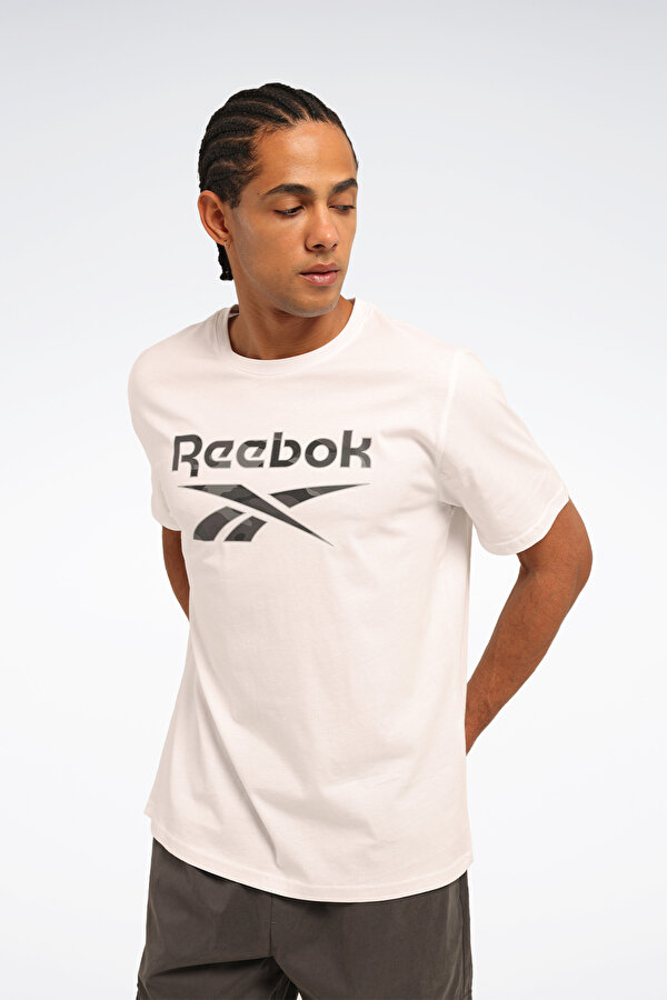 Reebok NEW ID CAMO TEE Beyaz Erkek Kısa Kol T-Shirt