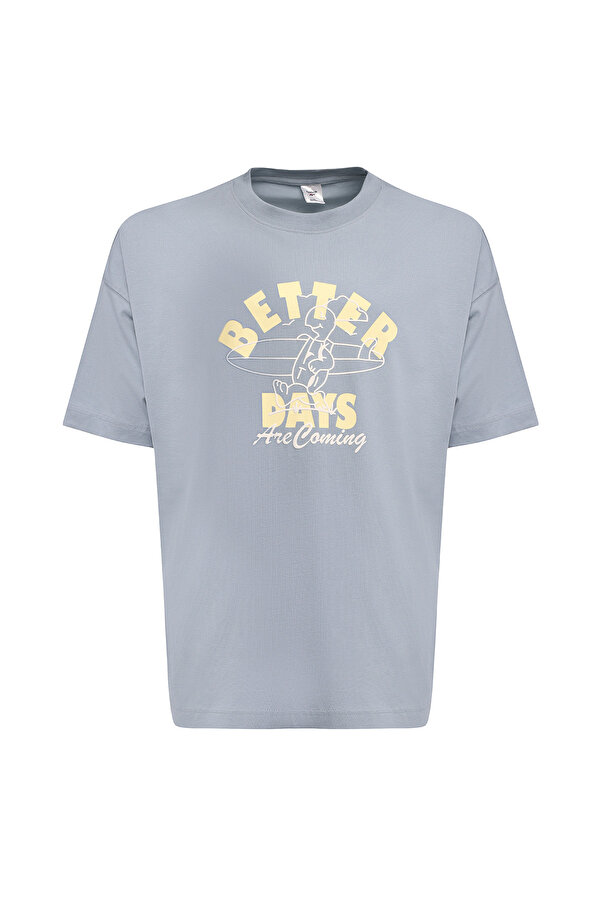 Reebok BETTER DAYS TEE SOLUK MAVI Erkek Kısa Kol T-Shirt