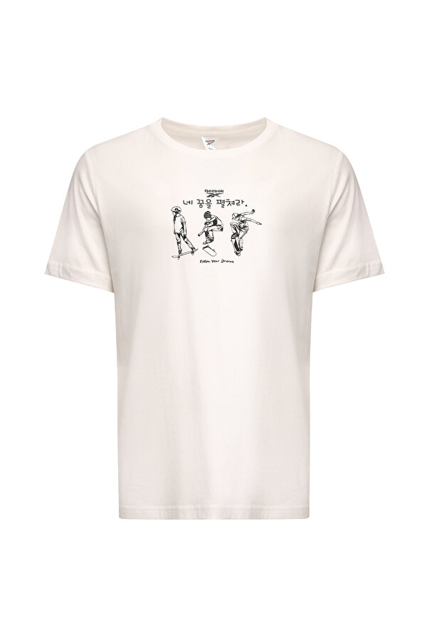 Reebok VESPA TEE Beyaz Erkek Kısa Kol T-Shirt