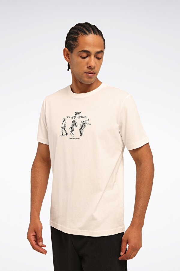 Reebok VESPA TEE Beyaz Erkek Kısa Kol T-Shirt