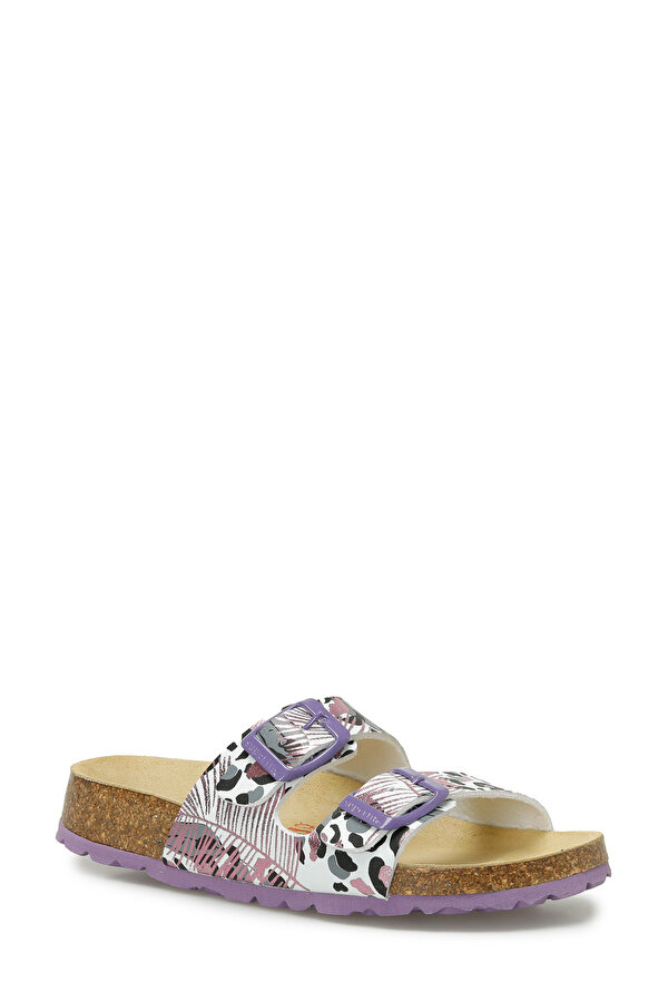 800111-1110-2 Beyaz Kız Çocuk Terlik - Görsel 3