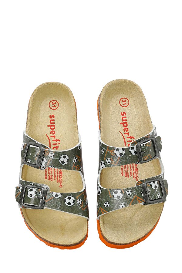 800111-7070-2 Yeşil Erkek Çocuk Terlik - Görsel 5