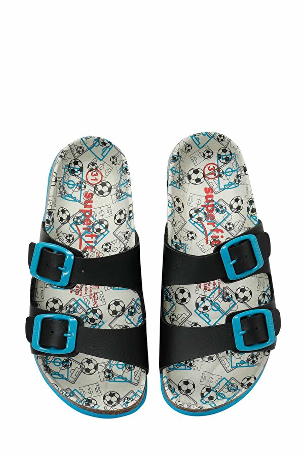 800111-8160-2 Mavi Erkek Çocuk Terlik - Görsel 5