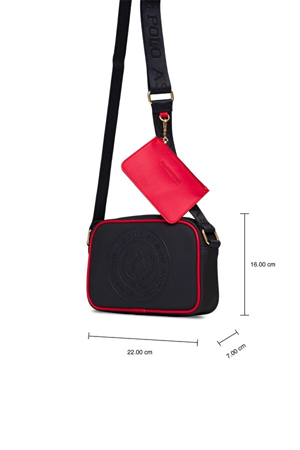 U.S. Polo Assn. US25275 Kadın Çapraz Çanta Lacivert - Kırmızı