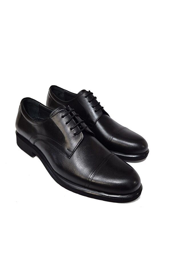 Bayclas Bağlı Burun Kısmı Dikişli Kat Model Ökçeli Poli Taban Kundura BC-061-OPOLI