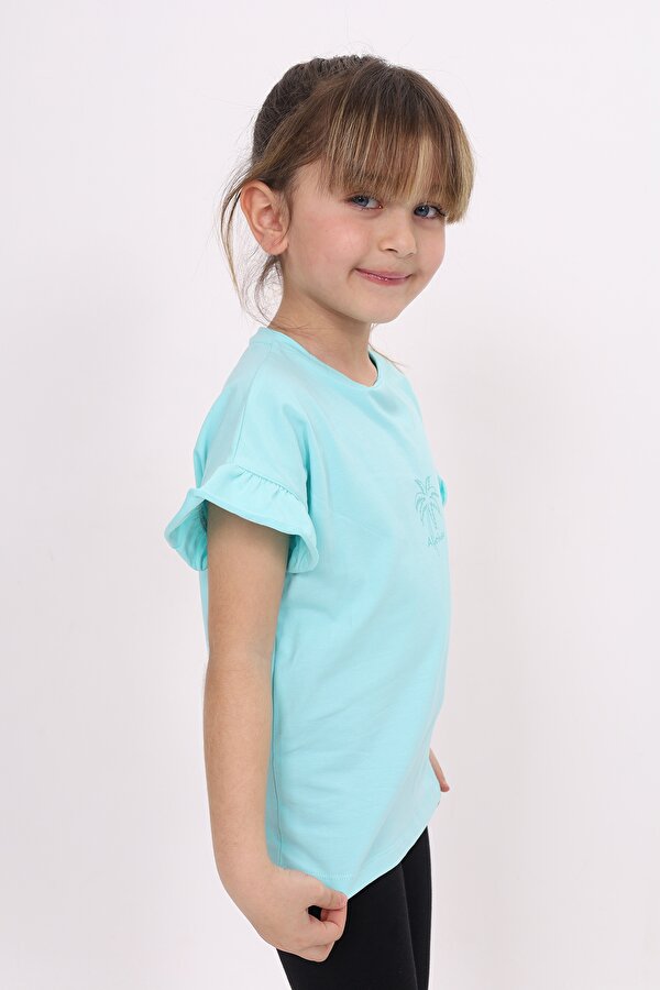 Toontoy Kids Toontoy Kız Çocuk Baskılı Tişört