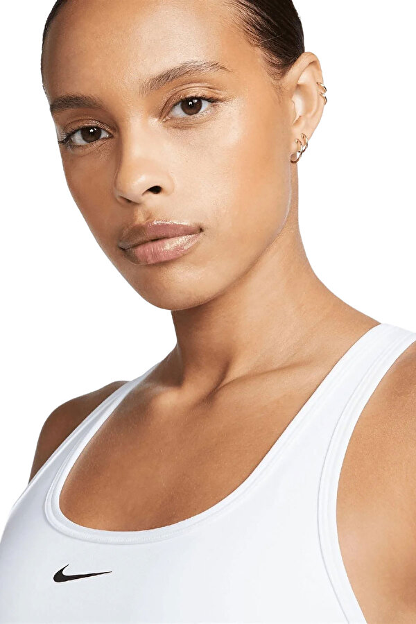 Nike W Nk Swsh Lgt Spt Bra Белый Женщина Топ