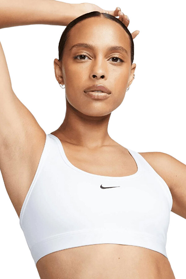 Nike W Nk Swsh Lgt Spt Bra Белый Женщина Топ