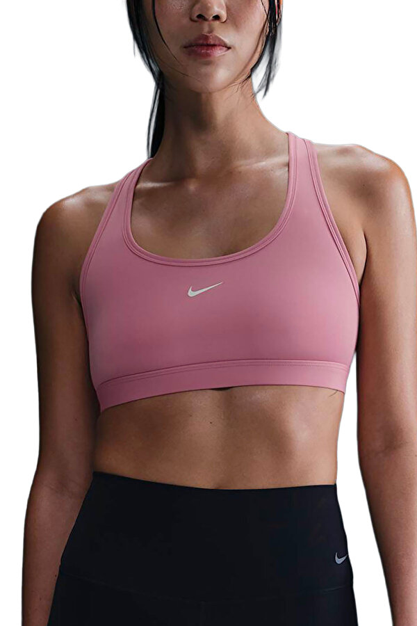 Nike W Nk Swsh Lgt Spt Bra Розовый Женщина Топ