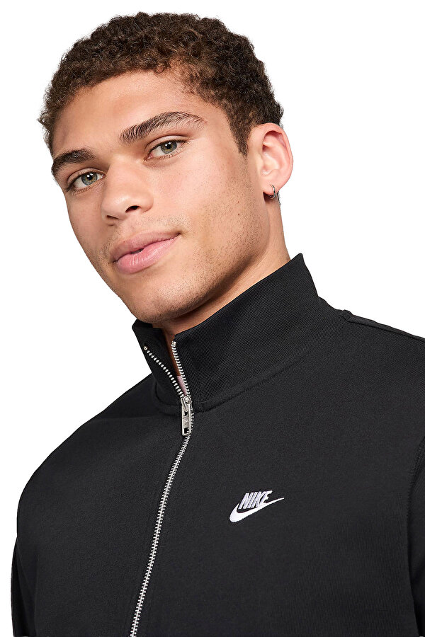 Nike M Nk Club Knit Jkt Черный Мужчина Куртка