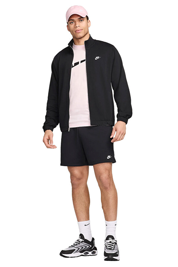 Nike M Nk Club Knit Jkt Черный Мужчина Куртка