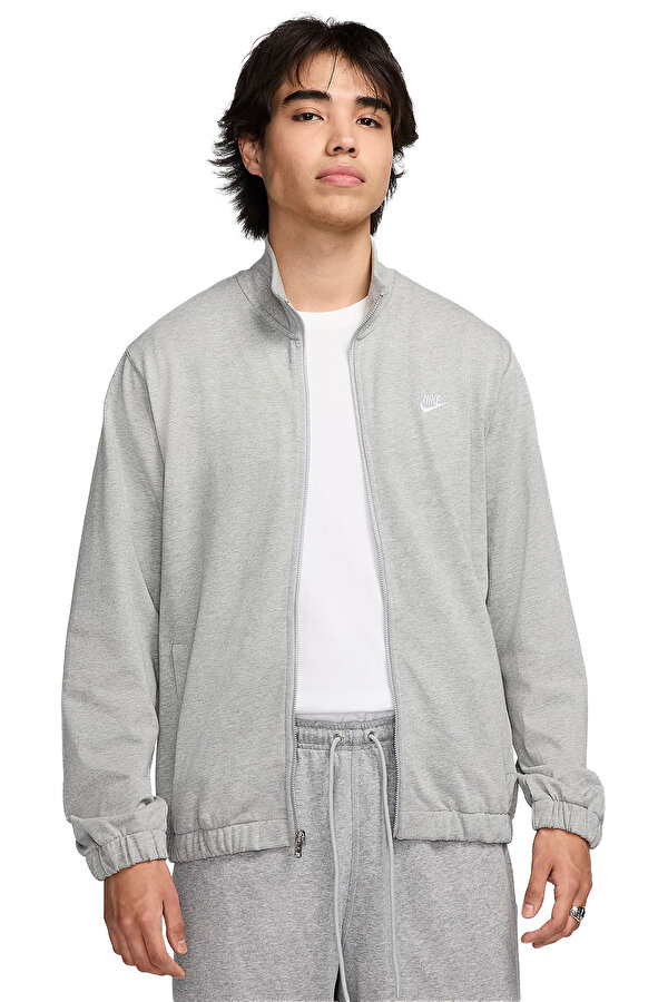 Nike M Nk Club Knit Jkt Серый 017 Мужчина Куртка