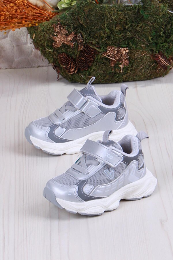 VICCO 346.B25Y.202 Gümüş Tag Hafif Rahat Kız Çocuk Ayakkabı