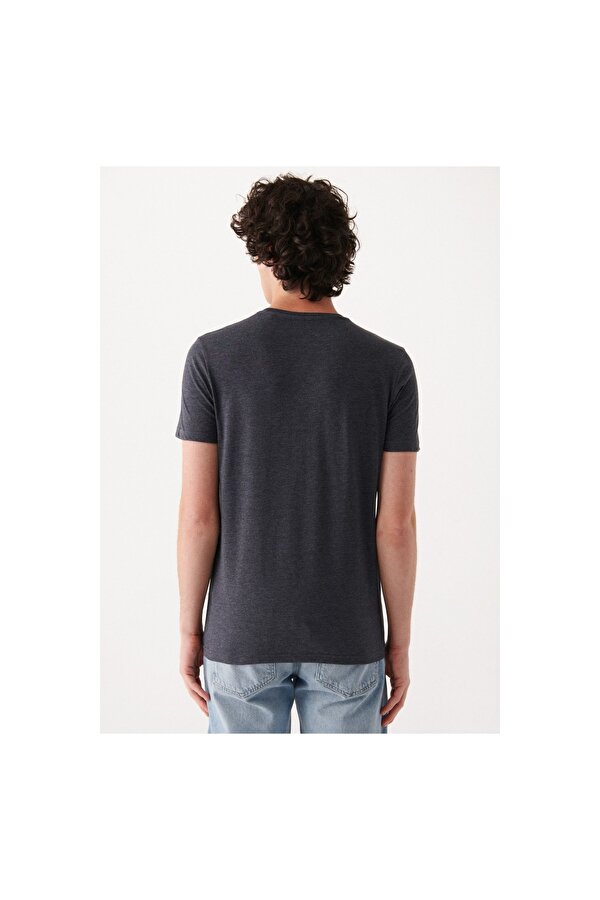 Mavi Erkek Lacivert İstanbul Tişört (065003-17588)