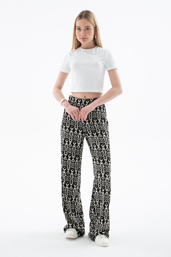 Fashion Friends 25Y0179K1 Kadın Desenli Pantolon