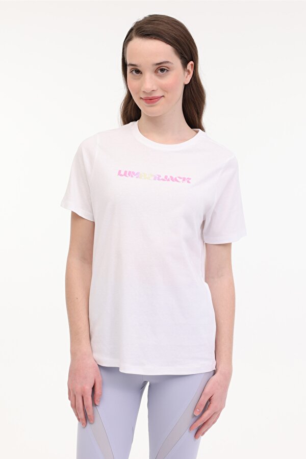 Lumberjack WL VENUS 11MD1052 5FX Ekru Kadın Kısa Kol T-Shirt