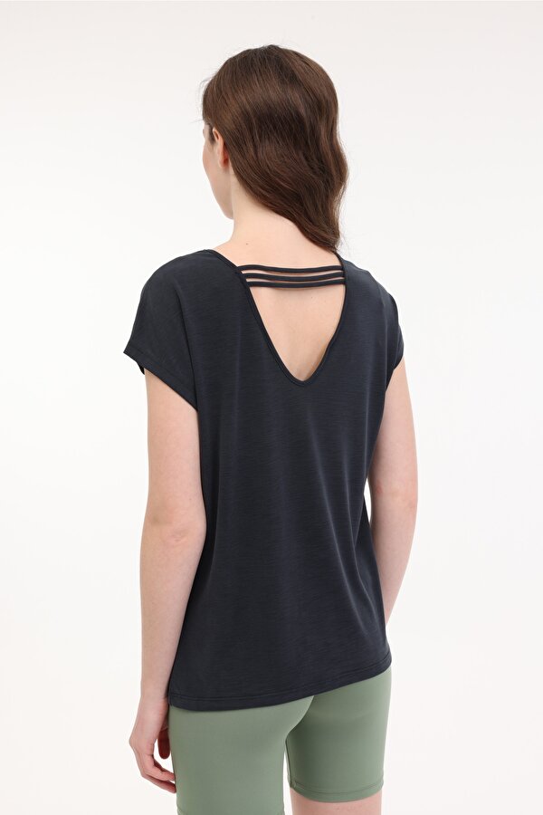 Kinetix WL JOIN 11KT903 5FX Siyah Kadın Kısa Kol T-Shirt