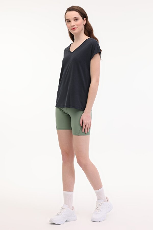 Kinetix WL JOIN 11KT903 5FX Siyah Kadın Kısa Kol T-Shirt