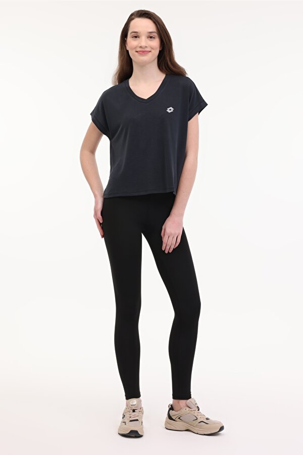 Lotto W-JOANNE TEE 5FX Siyah Kadın Kısa Kol T-Shirt