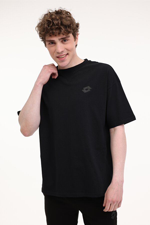 Lotto M-ZANE TEE 5FX Siyah Erkek Kısa Kol T-Shirt