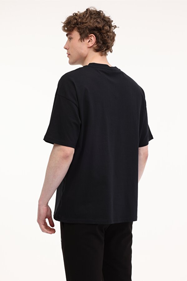 Lotto M-ZANE TEE 5FX Siyah Erkek Kısa Kol T-Shirt