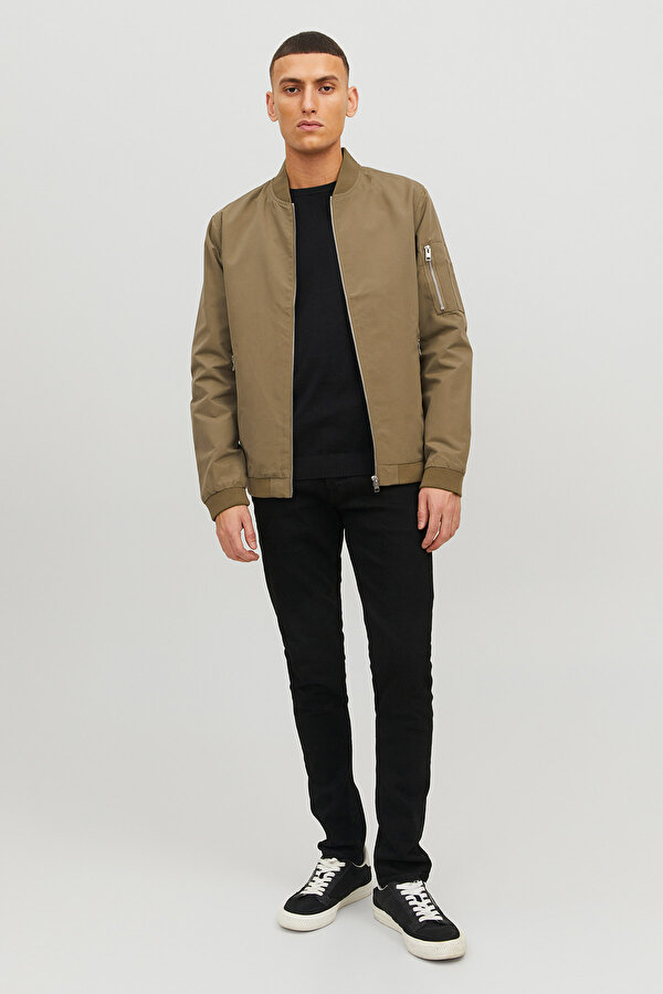 Jack & Jones JJERUSH BOMBER NOOS Haki Erkek Ceket