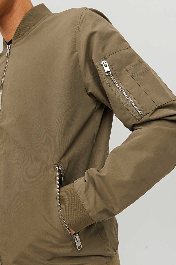 Jack & Jones JJERUSH BOMBER NOOS Haki Erkek Ceket