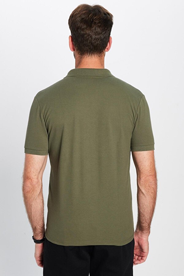 Tudors Erkek Slim Fit Dar Kesim Pamuklu Yumuşak Dokulu Serin Tutan Kumaş Düz Pike Polo Yaka Tişört