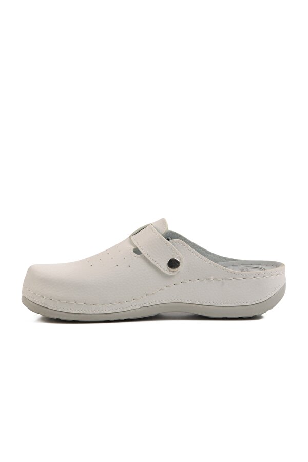 Ayakmod Beyaz Anatomik Kadın Sabo Terlik 32.003 Z