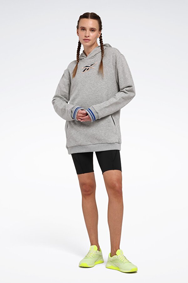 Reebok CL UNIFORM HOODIE Gri Unisex Sweatshirt