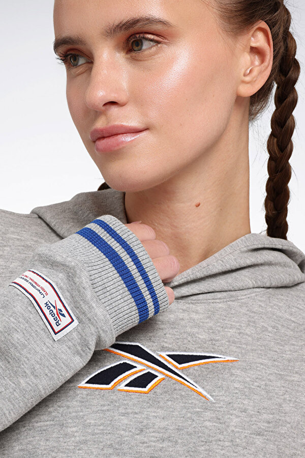 Reebok CL UNIFORM HOODIE Gri Unisex Sweatshirt