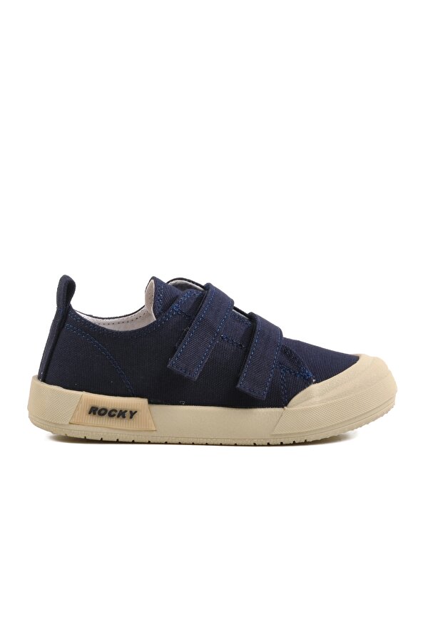 A Spor Aspor Lacivert Cırtlı Unisex Çocuk Spor Ayakkabı