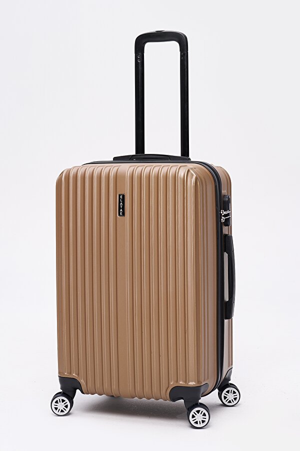 Elatae 2'li Valiz Seti Orta Boy - Kabin Boy Gold