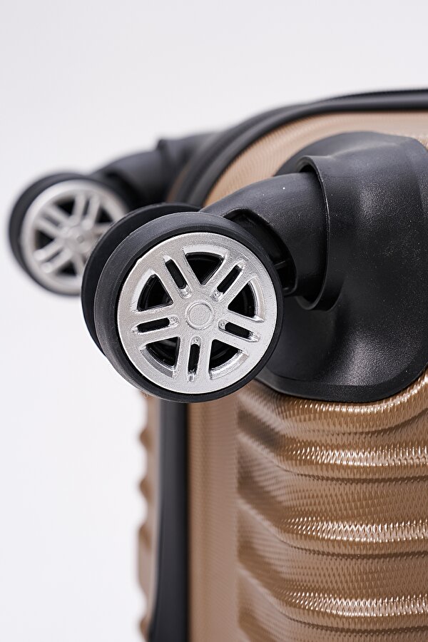 Elatae 2'li Valiz Seti Orta Boy - Kabin Boy Gold