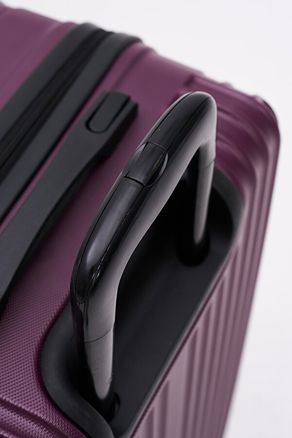 Elatae 2'li Valiz Seti Büyük Boy - Kabin Boy Mor 1020