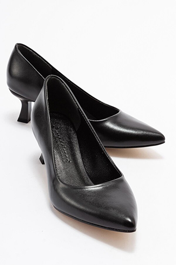 Ccway Kadın Stiletto Ayakkabı SİYAH CİLT