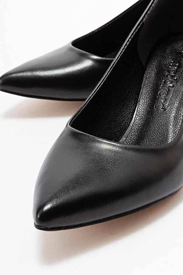 Ccway Kadın Stiletto Ayakkabı SİYAH CİLT