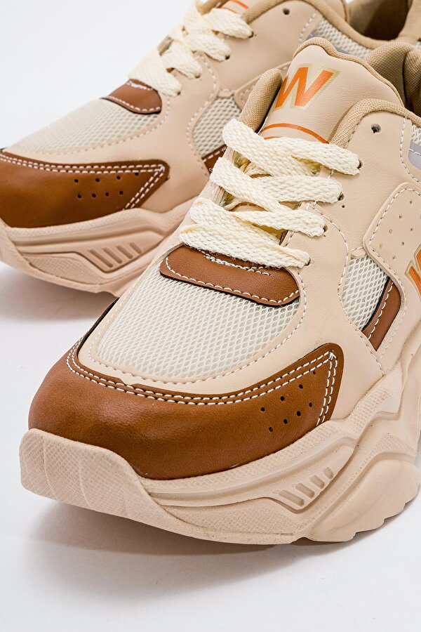 Ccway Kadın Spor Ayakkabı BEJ TABA