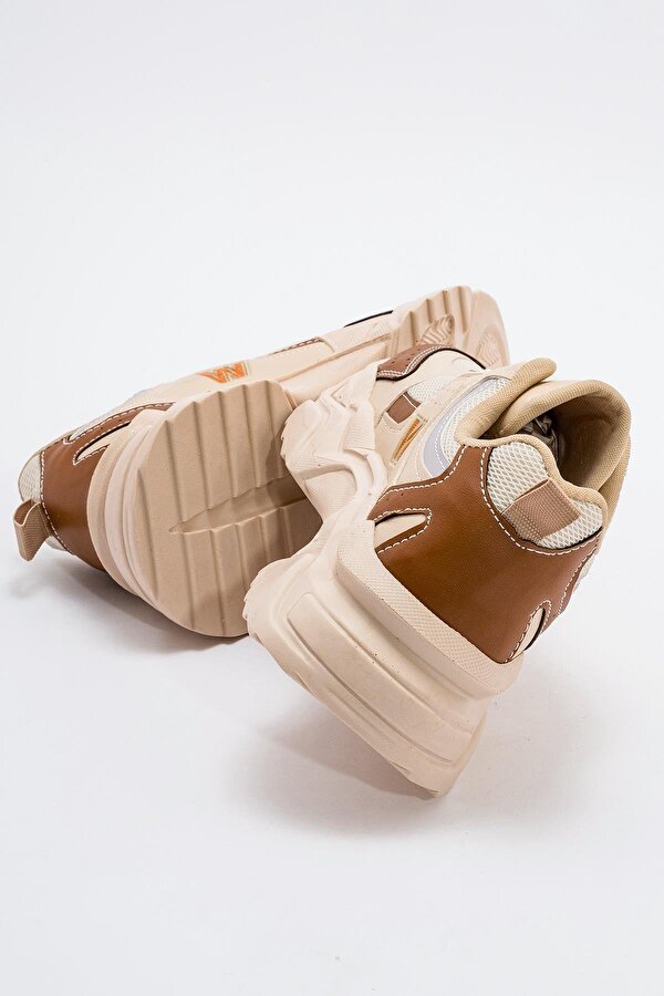 Ccway Kadın Spor Ayakkabı BEJ TABA