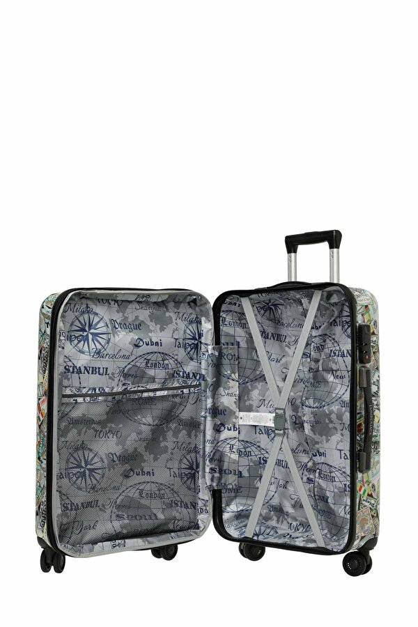 Lumberjack PC LONDON -B 5FX Çok Renkli Unisex Büyük Boy Valiz