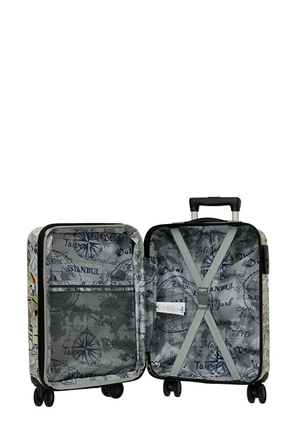 Lumberjack PC LONDON -K 5FX Çok Renkli Unisex Küçük Boy Valiz