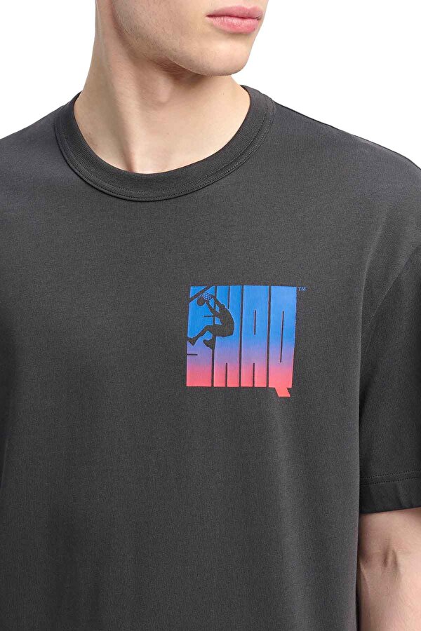 Reebok GS HS SHAQ SILO LOGO TEE Siyah Erkek Kısa Kol T-Shirt